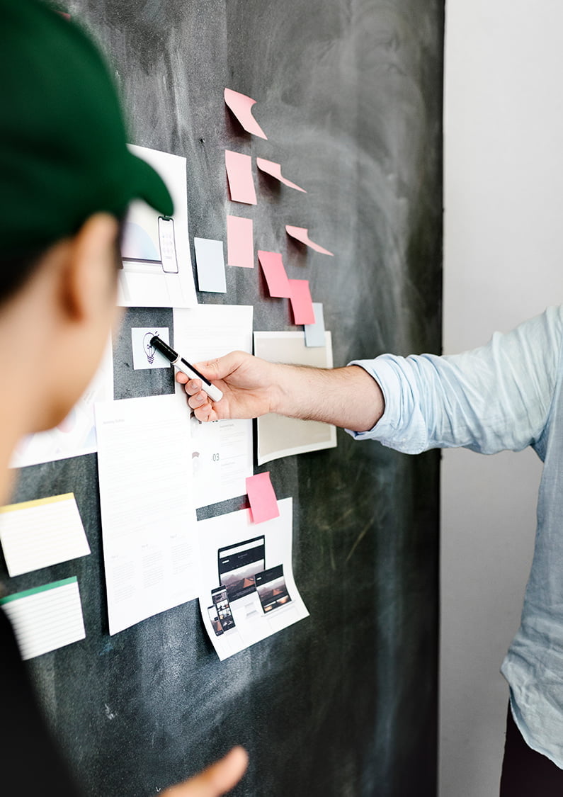 Creative team workspace